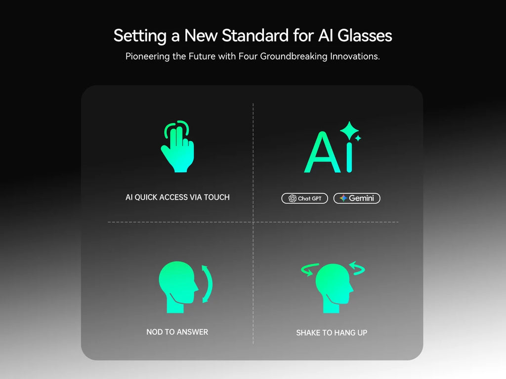 Rokid Glasses AI interaction features and touch controls